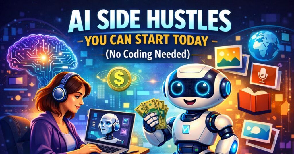 Ai Side Hustles You Can Start Today (No Coding Needed): Easy and Profitable in 2026 Ai Side Hustles