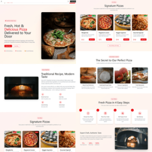 WordPress Delicious Pizza Website